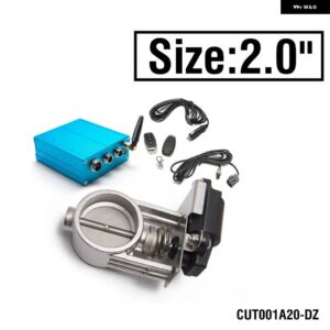 2インチ /2.25インチ /2.5インチ /2.75インチ /3インチ 真空排気カットアウト電気 制御 バルブキット 真空ポンプ付き EP-CUT001A25-DZ - size 2.0 inch