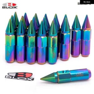 20個 BLOX スタイルアルミ拡張チューナーホイールラグナットホイールリム用スパイク付き M12X1.5/M12X1.25 EP-550NSPK