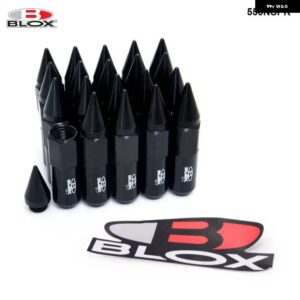 20個 BLOX スタイルアルミ拡張チューナーホイールラグナットホイールリム用スパイク付き M12X1.5/M12X1.25 EP-550NSPK