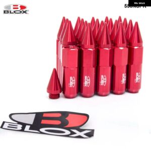 20個 BLOX スタイルアルミ拡張チューナーホイールラグナットホイールリム用スパイク付き M12X1.5/M12X1.25 EP-550NSPK