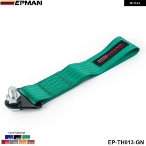 高強度 レーシング 牽引ストラップセット フロント/リアバンパー フックトラック/SUV EP-TH013 - Green