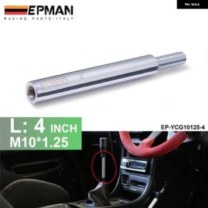 シフトノブ 延長 マニュアル ギアシフター レバー 3インチ 3.5インチ 4インチ M10X1.25 M10X1.5 M12X1.25 EP-YCG - M10 X 1.25 4 inch
