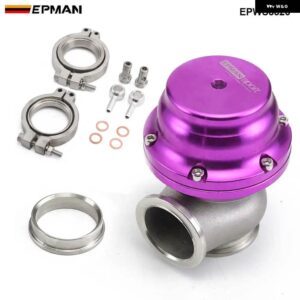 44MM ターボ エキゾースト マニホールド アウター V バンド ウエストゲート ダンプ ターボ ウエストゲート TKWST003F44 - Purple
