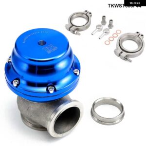 44MM ターボ エキゾースト マニホールド アウター V バンド ウエストゲート ダンプ ターボ ウエストゲート TKWST003F44 - Blue