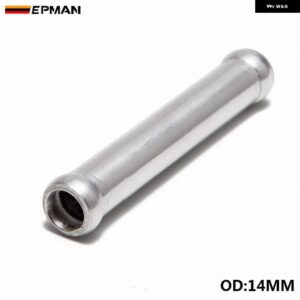 ストレート アルミ インタークーラー インテーク ターボ パイプ OD 8MM/10MM/12MM/14MM/16MM/19MM X L: 3インチ - OD 14MM