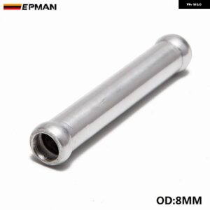 ストレート アルミ インタークーラー インテーク ターボ パイプ OD 8MM/10MM/12MM/14MM/16MM/19MM X L: 3インチ - OD 8MM