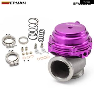 MVR 44MM V バンドアウターウエストゲートキット 24PSI ターボ ウエストゲート V バンドフランジ EPWS8848 - Purple