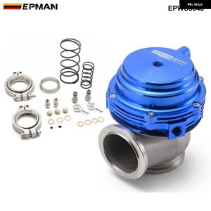 MVR 44MM V バンドアウターウエストゲートキット 24PSI ターボ ウエストゲート V バンドフランジ EPWS8848 - Blue
