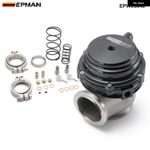 MVR 44MM V バンドアウターウエストゲートキット 24PSI ターボ ウエストゲート V バンドフランジ EPWS8848 - black