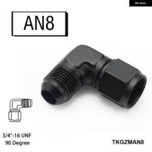AN8/AN10 オス/メス 90度バルクヘッドフレアアルミ仕上げ継手 TKGZMAN8/TKGZMAN10 - AN8