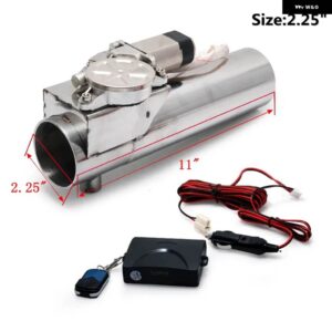 2インチ /2.25インチ /2.5インチ /2.75インチ /3インチ 排気パイプ 電動 I パイプ 排気電気カットアウトリモコンバルブ EP-CUT01G - 2.25 Inch