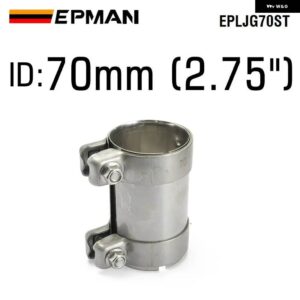 304 ステンレス マフラー クランプ排気バットジョイントパイプ クランプ 51MM 58MM 60MM 70MM 64MM 76MM 89MM EPLJGST - EPLJG70ST