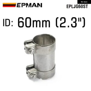 304 ステンレス マフラー クランプ排気バットジョイントパイプ クランプ 51MM 58MM 60MM 70MM 64MM 76MM 89MM EPLJGST - EPLJG60ST
