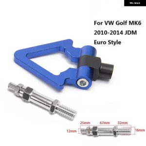レーシング 牽引バー牽引フック欧州車トレーラーリング VW ゴルフ MK6 10-14 ユーロスタイル EP-RTHLPH011 - Blue3