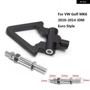 レーシング 牽引バー牽引フック欧州車トレーラーリング VW ゴルフ MK6 10-14 ユーロスタイル EP-RTHLPH011 - black4