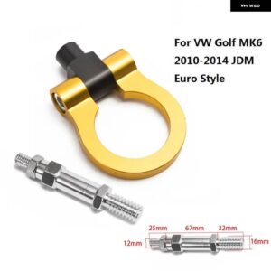 レーシング 牽引バー牽引フック欧州車トレーラーリング VW ゴルフ MK6 10-14 ユーロスタイル EP-RTHLPH011 - Glod