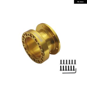 ステアリングホイール ハブスペーサーキット 51MM 76MM 101MM ステアリングホイール ハブボスキット アダプタースペーサー ブラック/ゴールデン - Rs511-Gold51mm