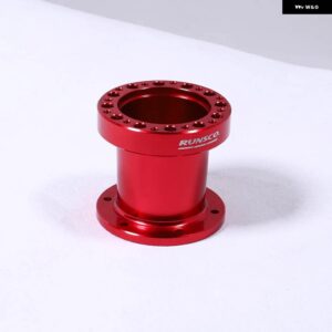 ステアリングホイール ハブスペーサーキット 51MM 76MM 101MM ステアリングホイール ハブボスキット アダプタースペーサー ブラック/ゴールデン - Rs511-Red76mm