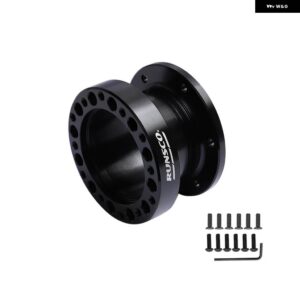 ステアリングホイール ハブスペーサーキット 51MM 76MM 101MM ステアリングホイール ハブボスキット アダプタースペーサー ブラック/ゴールデン - Rs511-BLack51mm