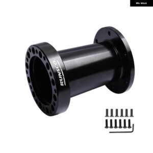 ステアリングホイール ハブスペーサーキット 51MM 76MM 101MM ステアリングホイール ハブボスキット アダプタースペーサー ブラック/ゴールデン - Rs511-BLack101mm