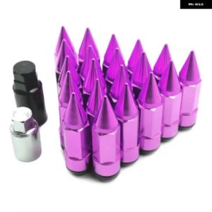 85MM ラグナットレイズ + アルミ拡張スパイクラグナットボルトチューナーホイールリムラグナット レーシング