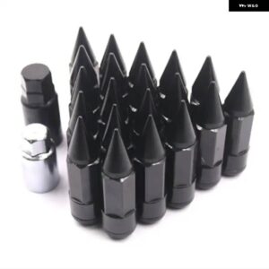 85MM ラグナットレイズ + アルミ拡張スパイクラグナットボルトチューナーホイールリムラグナット レーシング