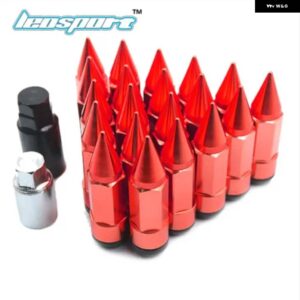 85MM ラグナットレイズ + アルミ拡張スパイクラグナットボルトチューナーホイールリムラグナット レーシング