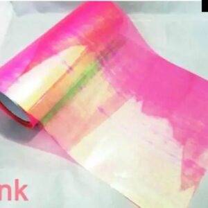 30CM 100CMカメレオン ヘッドライト テールライト ライトティントカメレオンビニールフィルム ステッカー 色 が変化 - Colorful pink