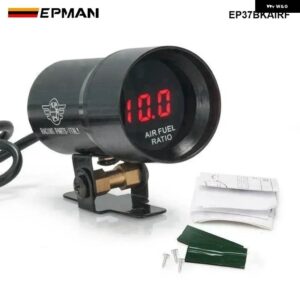37MM デジタルスモークレンズ排気ガス温度 EGT ゲージ RPM AFR ブーストオイルプレス油/水温ボルト真空ゲージ メーター - Air fuel ratio gauge