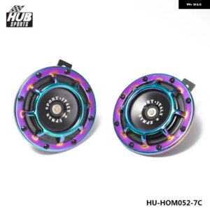 2個 スーパーラウドブラストトーングリルマウント 12V 電気コンパクト電気 ホーンキット HU-HOM052 - Neochrome