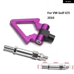 カーレース牽引フックフロントリア VW ゴルフ GTI 2010 トレーラー牽引バー HU-RTHLPH010 - purple
