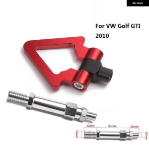カーレース牽引フックフロントリア VW ゴルフ GTI 2010 トレーラー牽引バー HU-RTHLPH010 - red