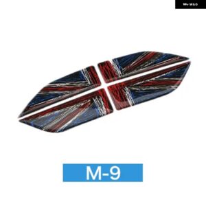 4個 クリスタルエポキシ ミニクーパー カントリーマン F60 サイドプレートフェンダー ステッカー セクション デカール カバー 装飾 - Sketch Union Jack