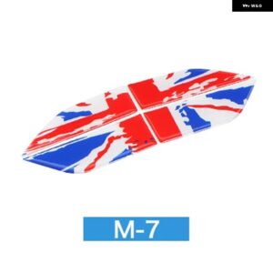 4個 クリスタルエポキシ ミニクーパー カントリーマン F60 サイドプレートフェンダー ステッカー セクション デカール カバー 装飾 - Splash Union Jack