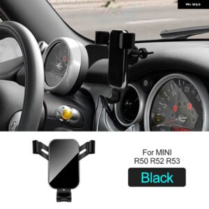 ステアリングホイール 携帯電話ホルダー ミニクーパー R50 R52 R53 室内 装飾 マウントクリック - Phone Holder B