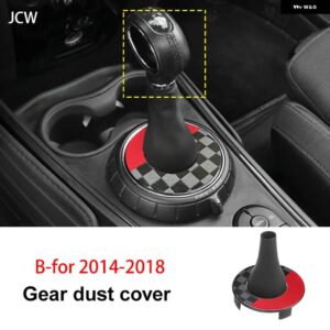 ギアシフト レバー防塵カバー ミニクーパー F55 F56 F54 F57 カントリーマンクラブマン パネル カバー - 2014-18 jcw
