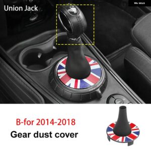 ギアシフト レバー防塵カバー ミニクーパー F55 F56 F54 F57 カントリーマンクラブマン パネル カバー - 2014-18 union jack
