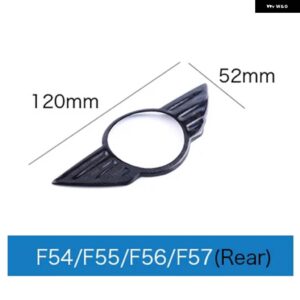 カーボンロゴフロントフードバッジリア トランク エンブレム ステッカー ミニクーパー F54 F55 F56 F60 R60 R61 R55 R56 R57 カントリーマン - rear f54 f55 f56 f57