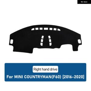 フランネル ミニクーパー クラブマン F54 F55 F56 F60 アンチスリップマット ダッシュボード マットパッド ダッシュマット カバー - for F60 RHD