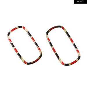 3D クリスタルエポキシ ミニクーパー カントリーマン F60 インテリア ダッシュボード エアアウトレットベント カバー トリム ステッカー - Retro Union Jack