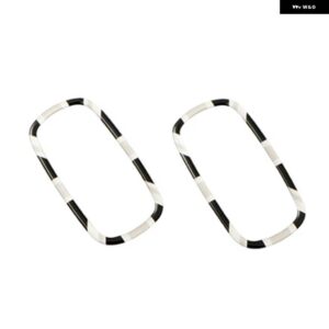 3D クリスタルエポキシ ミニクーパー カントリーマン F60 インテリア ダッシュボード エアアウトレットベント カバー トリム ステッカー - Gray Union Jack