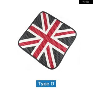 ミニクーパー F54 F55 F56 F57 F60 R56 R50 R53 R60 R55 R57 JCW ユニオンジャックカーシート カバー カーシート クッション - D - Red Black Jack
