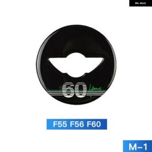 60 周年 ミニクーパー F55 F56 F60 F54 R60 R61 R56 カントリーマン 装飾 スタイリング デカール エポキシ ステッカー - Steering wheel cover