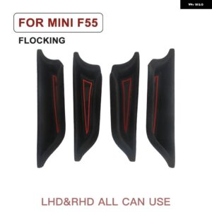 専用ドア収納ボックス ハンドル収納ボックス ミニクーパー S ONE F55 F56 カーシート 整理ボックス - Flocking ForF55 4pcs