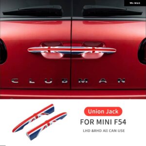 トランク リアドアハンドルカバー ミニ JCW F54 クラブマン 外装 装飾 2個 ABS キャリアトリム ステッカー スタイリング - Union jack