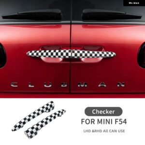 トランク リアドアハンドルカバー ミニ JCW F54 クラブマン 外装 装飾 2個 ABS キャリアトリム ステッカー スタイリング - Checker