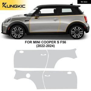 ペイントフィルム ミニ F56 クーパー S 2 ドア 2022 2023 2024 クリアブラキット 8.5 ミルボディ ステッカー プレカット PPF TPU - cooper s f56 door