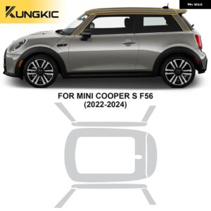 ペイントフィルム ミニ F56 クーパー S 2 ドア 2022 2023 2024 クリアブラキット 8.5 ミルボディ ステッカー プレカット PPF TPU - cooper s f56 roof