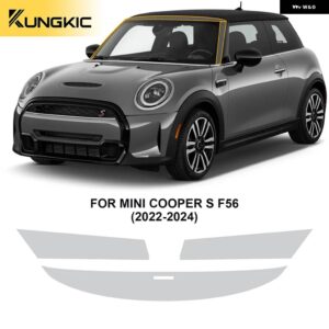 ペイントフィルム ミニ F56 クーパー S 2 ドア 2022 2023 2024 クリアブラキット 8.5 ミルボディ ステッカー プレカット PPF TPU - cooper s windshield