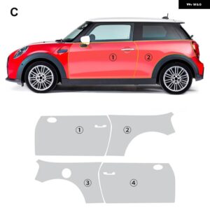 ペイントフィルム ミニ F56 クーパー S 2 ドア 2022 2023 2024 クリアブラキット 8.5 ミルボディ ステッカー プレカット PPF TPU - mini cooper f56 door